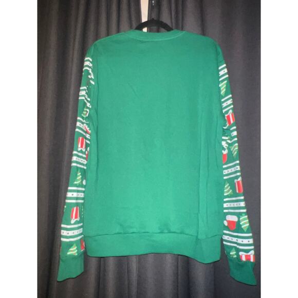 Ugly Christmas Sweater Xmas Sweatshirt Crewneck Size Medium - Picture 3 of 3